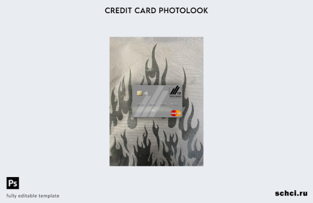цифровая загрузка Словакия Tatra Banka mastercard серый фотообраз переднего шабл